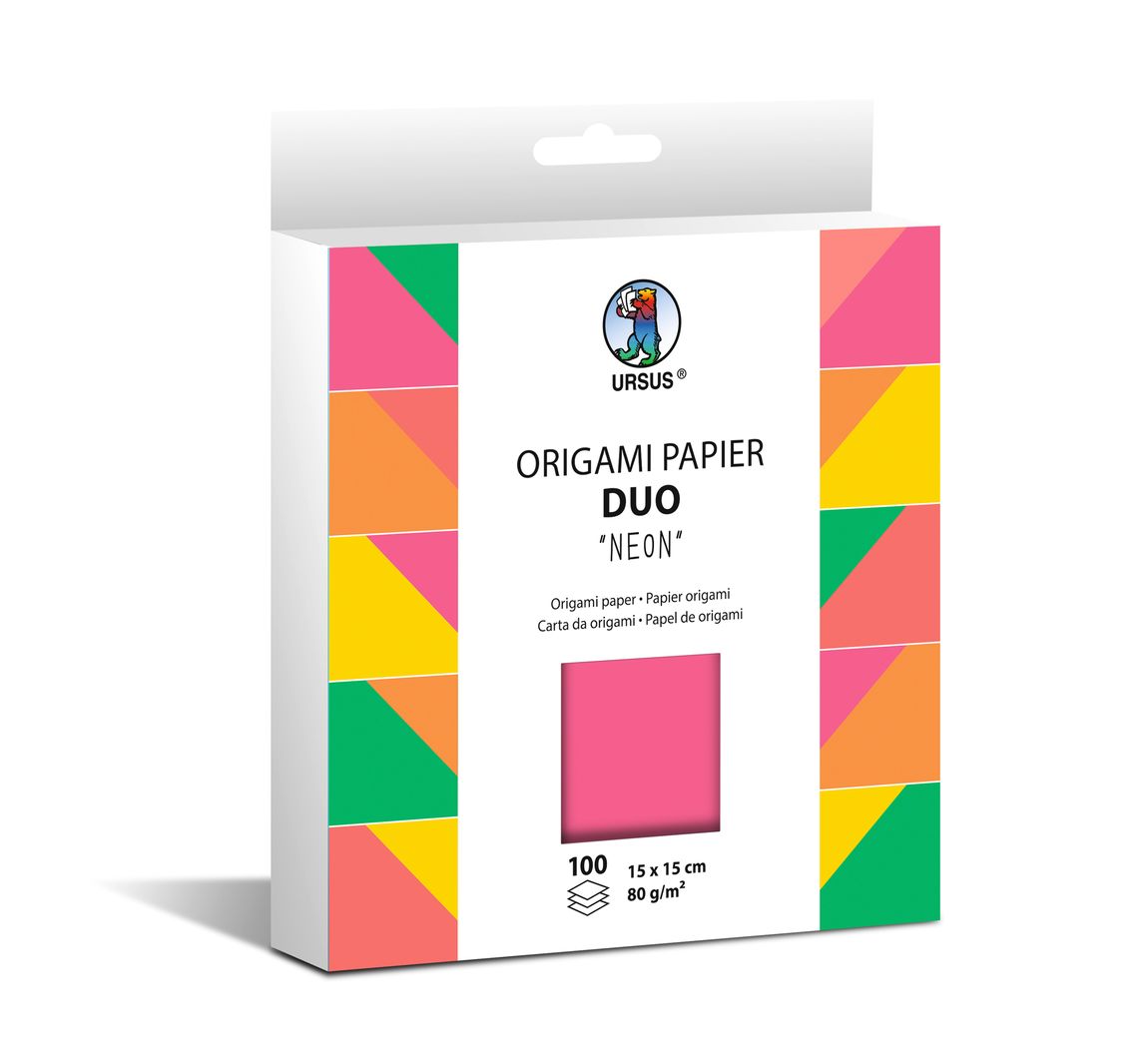 Origami Papier "Duo" - Neon