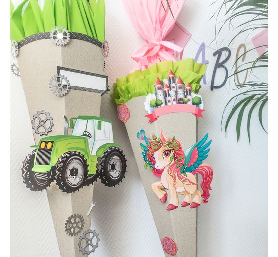 Schultüten Bastelset "Green & Easy"