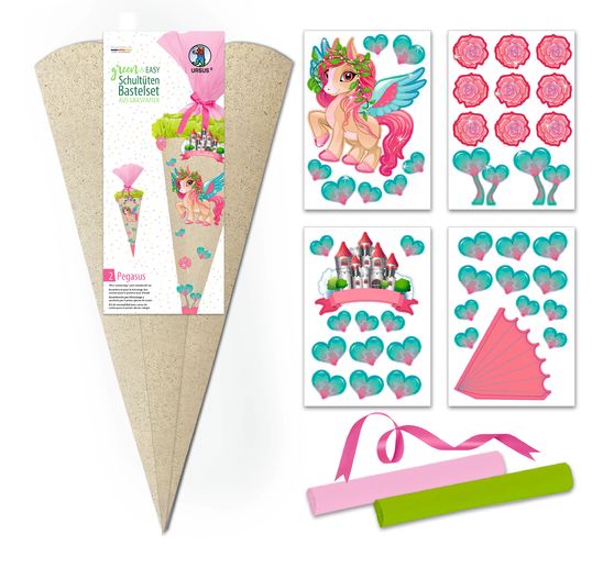 Schultüten Bastelset "Green & Easy"