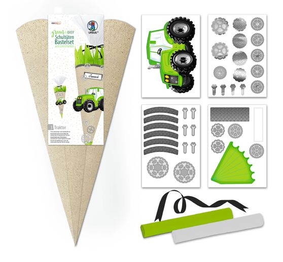 Schultüten Bastelset "Green & Easy"