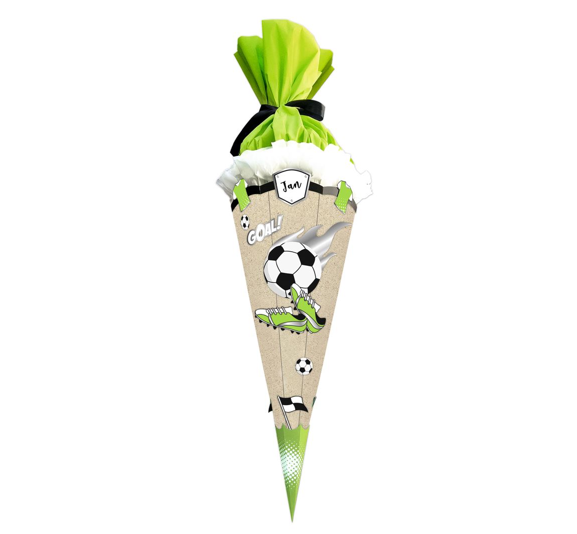 Schultüten Bastelset "Green & Easy" - Fußball