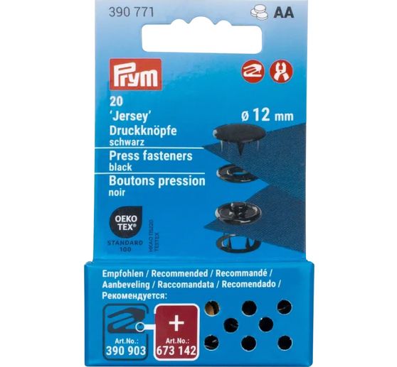 Prym Druckknöpfe Jersey, 12 mm, 20 Stück (de)