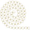 Gliederkette Ringe geprägt Gold