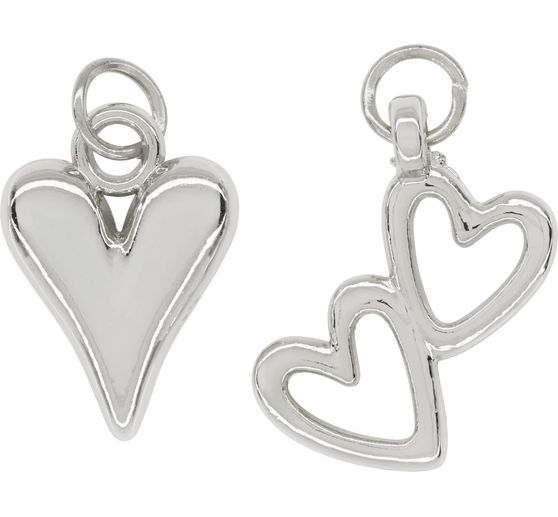 Metall Charms Herzen