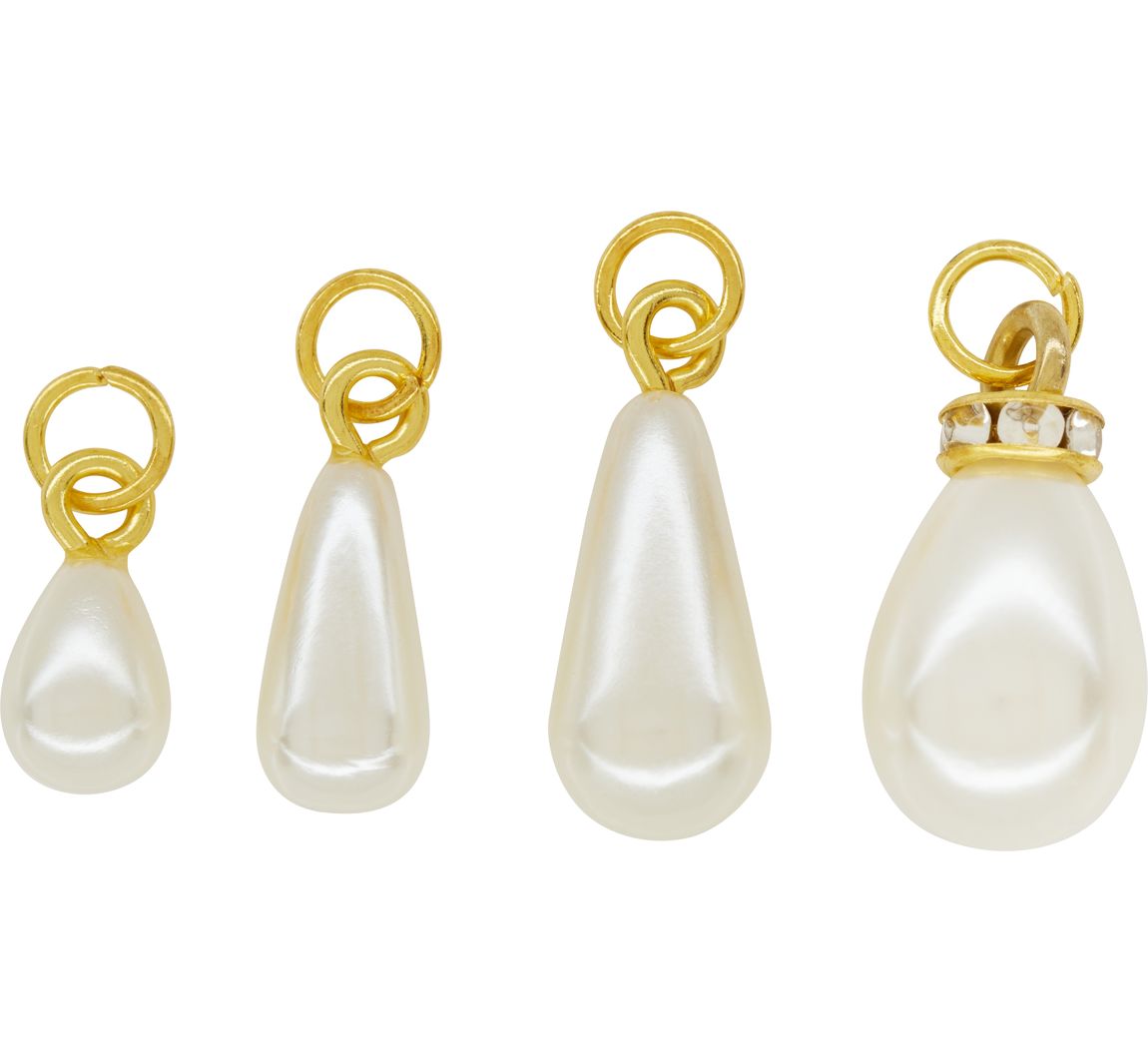Tropfen-Charm - Gold