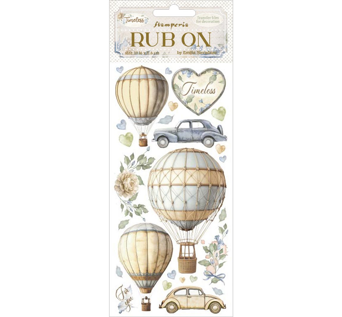Rub On Transferfolie "Timeless" - Balloons