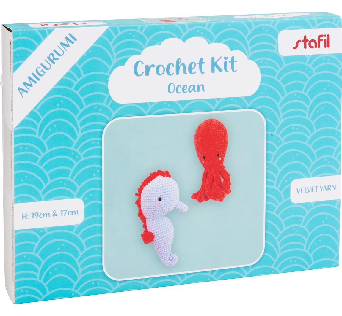 Stafil Amigurumi-Häkelset - Ocean
