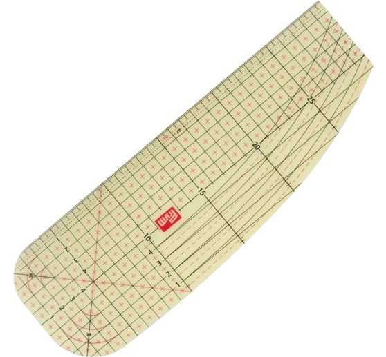 Prym Bügellineal, transparent
