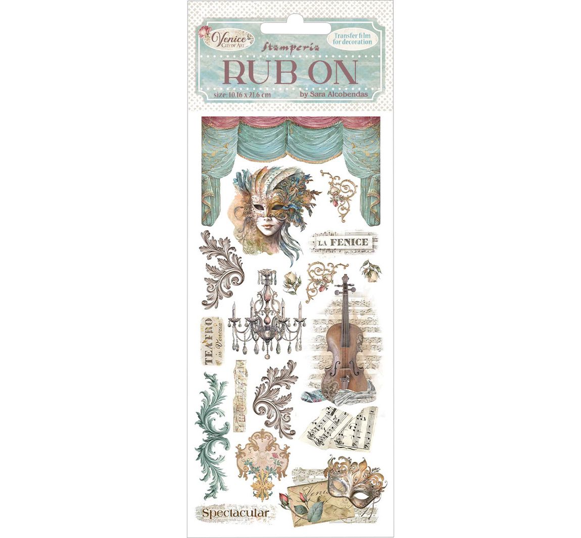 Rub On Transferfolie "Venice" - Masks
