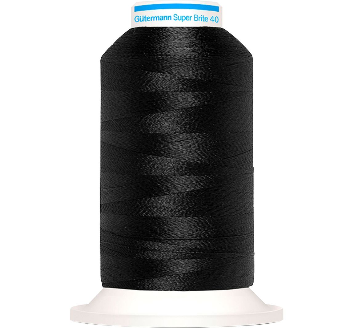 Gütermann Super Brite Maschinenstickfaden - 5596 Schwarz
