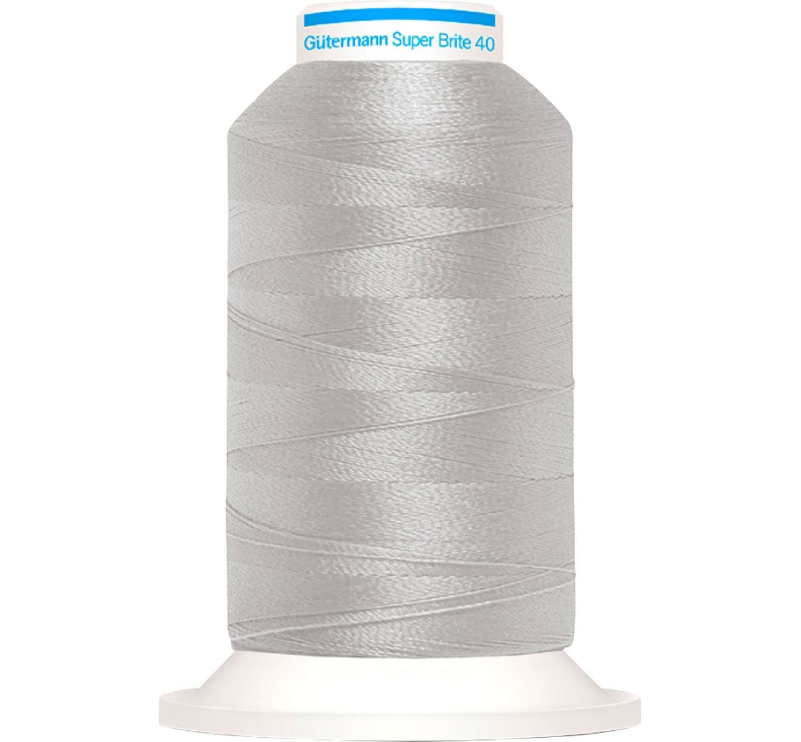 Gütermann Super Brite Maschinenstickfaden - 5785 Silbergrau