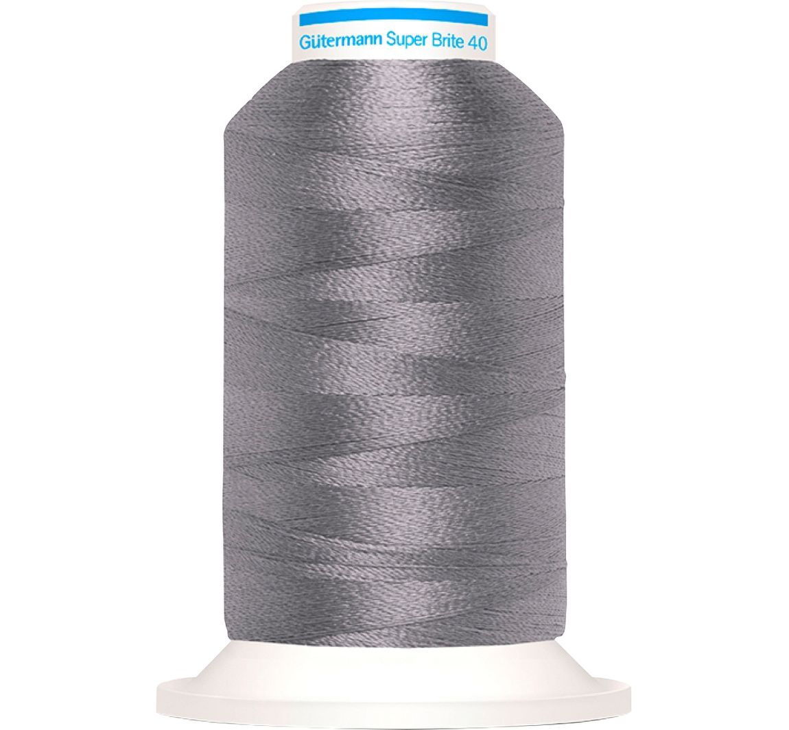 Gütermann Super Brite Maschinenstickfaden - 9096 Grau