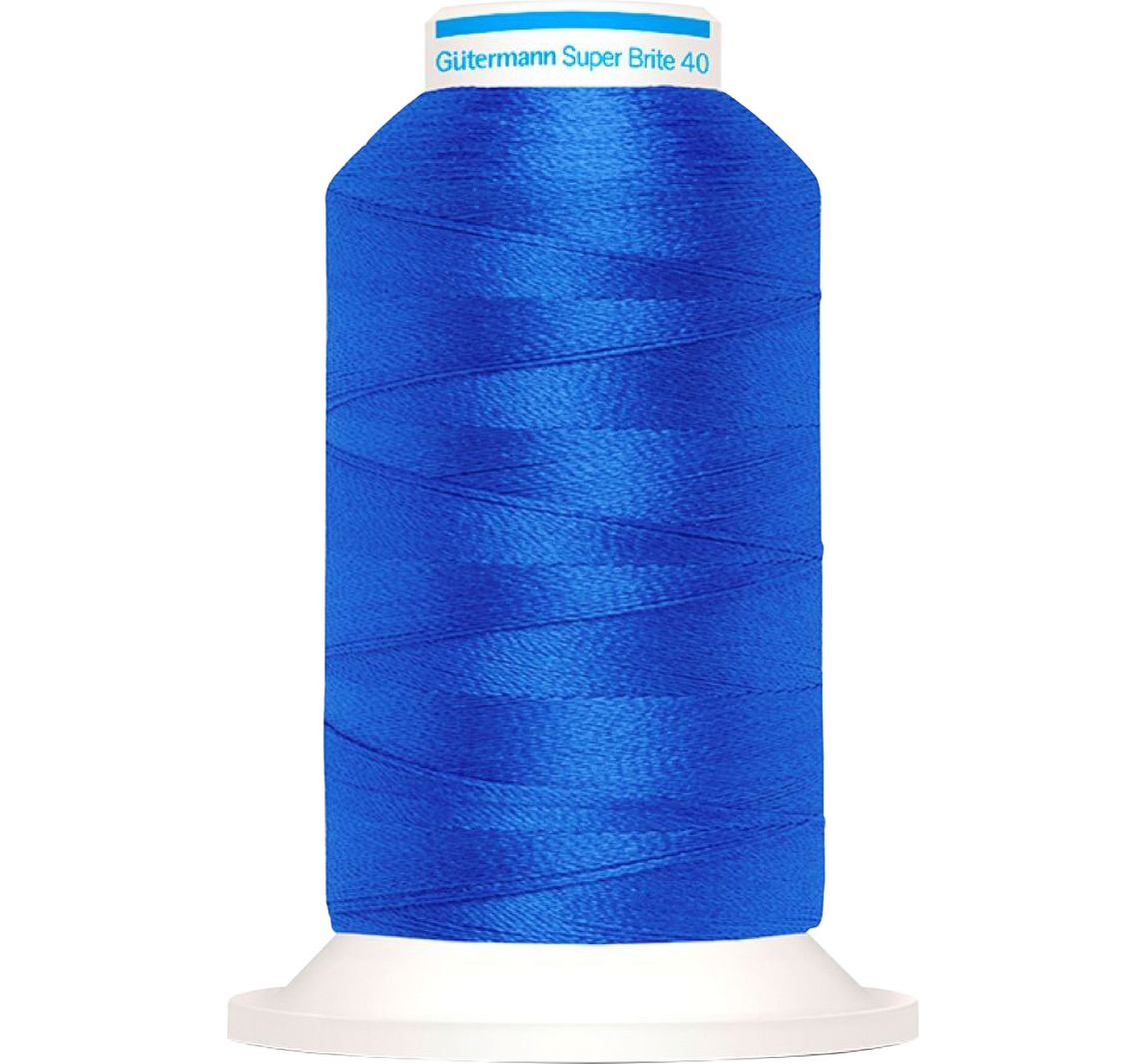 Gütermann Super Brite Maschinenstickfaden - 5580 Mittelblau