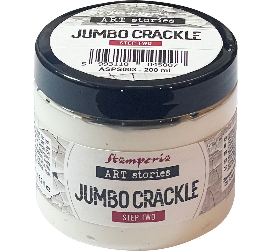 Stamperia Jumbo Crackle transparent - Step 2