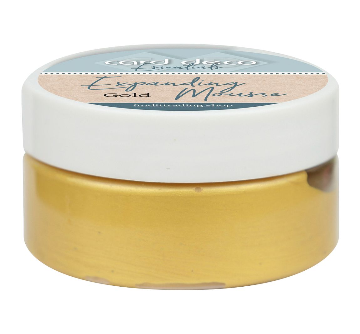 Schabloniercreme "Expanding Mousse" - Gold