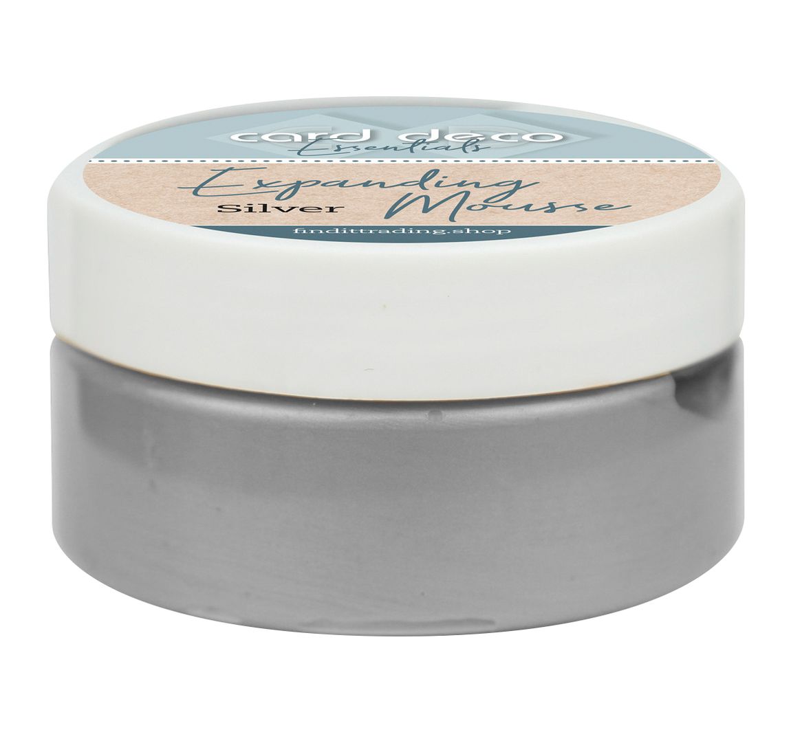 Schabloniercreme "Expanding Mousse" - Silver