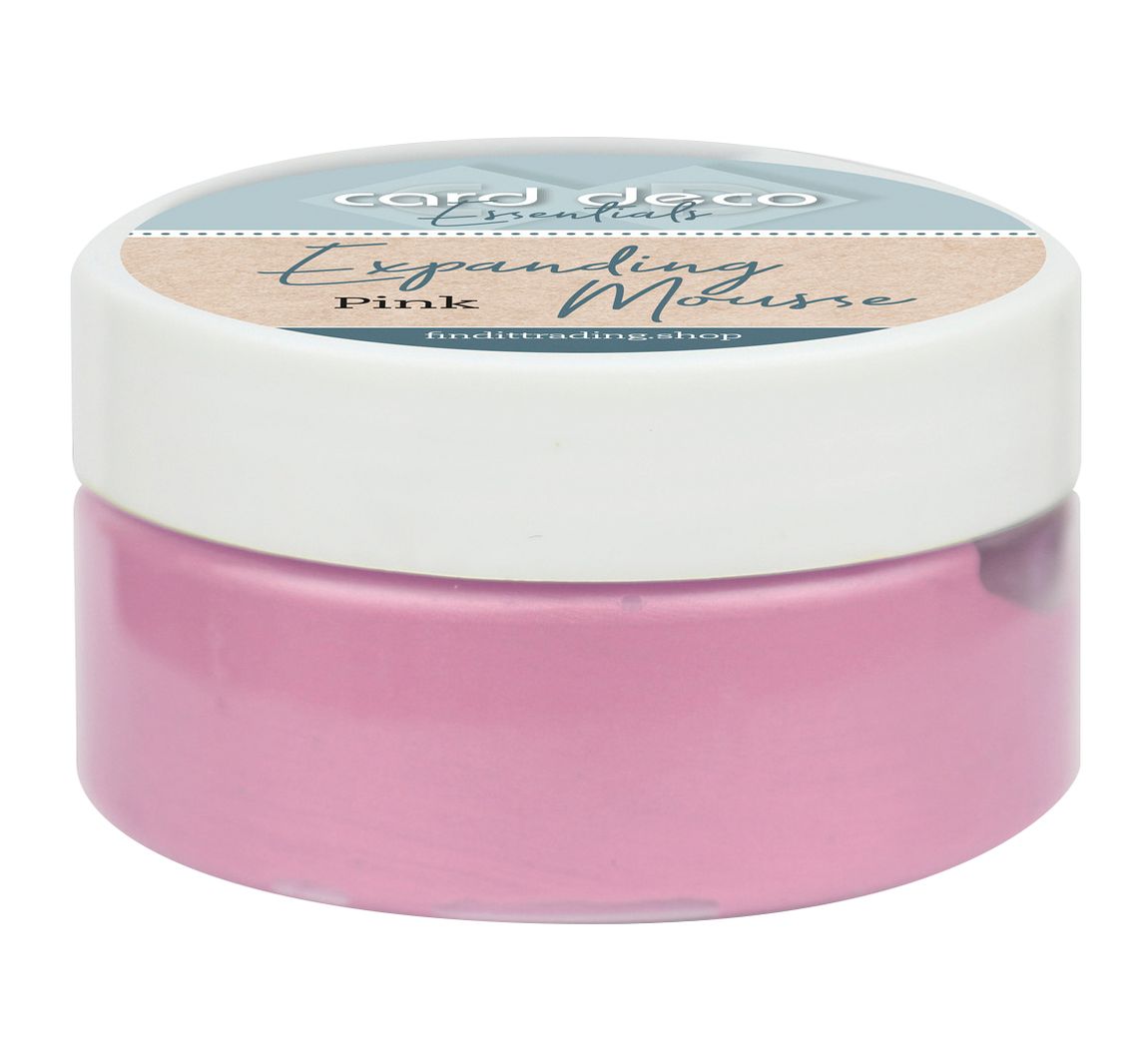Schabloniercreme "Expanding Mousse" - Pink
