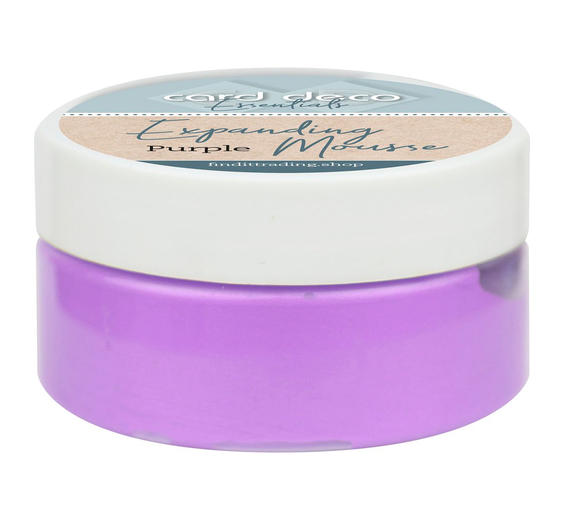 Schabloniercreme "Expanding Mousse" - Purple