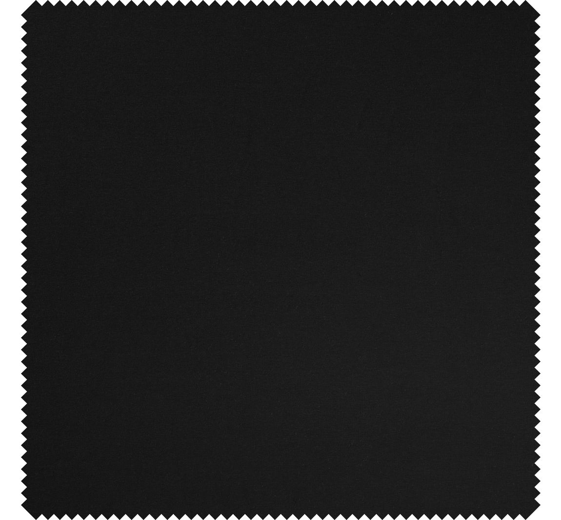 Baumwoll Single-Jersey "Uni" - Schwarz