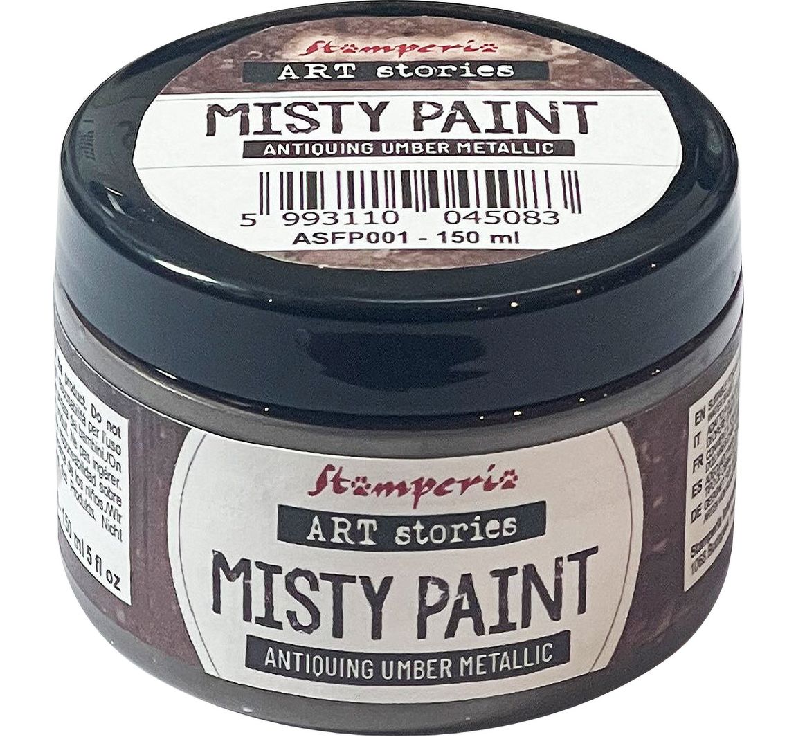 Stamperia Misty Paint metallic - Antiquing Umber