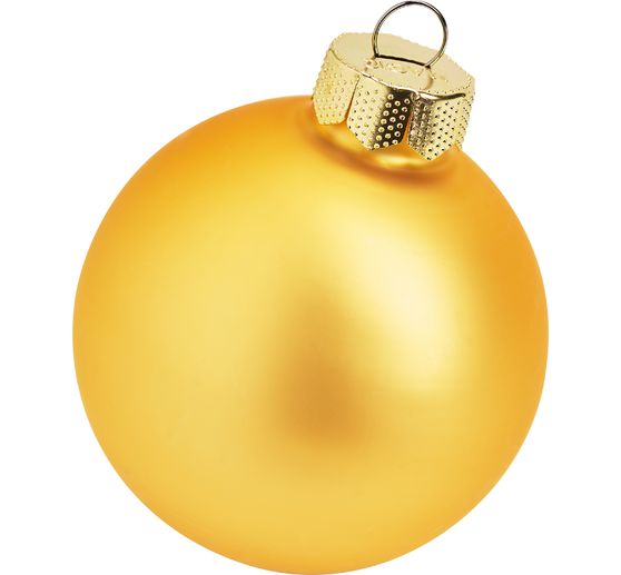 Christmas balls made of glass, Ø 6cm