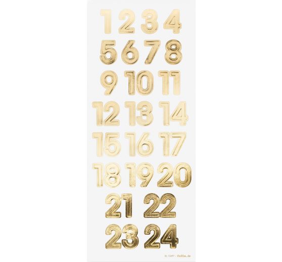 Adventskalenderzahlen