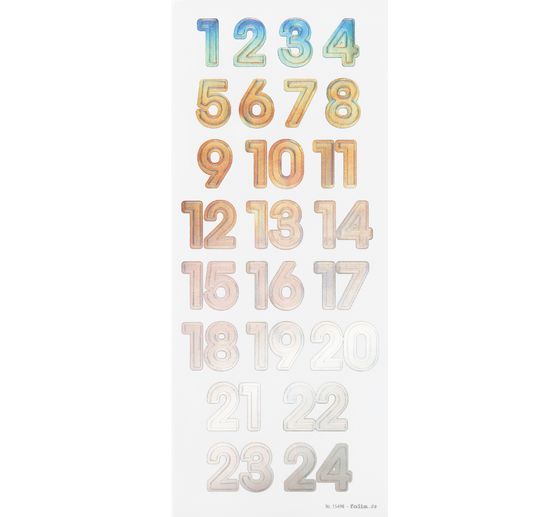Adventskalenderzahlen