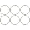 Metall Ring gedreht Silber