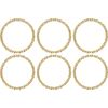 Metall Ring gedreht Gold