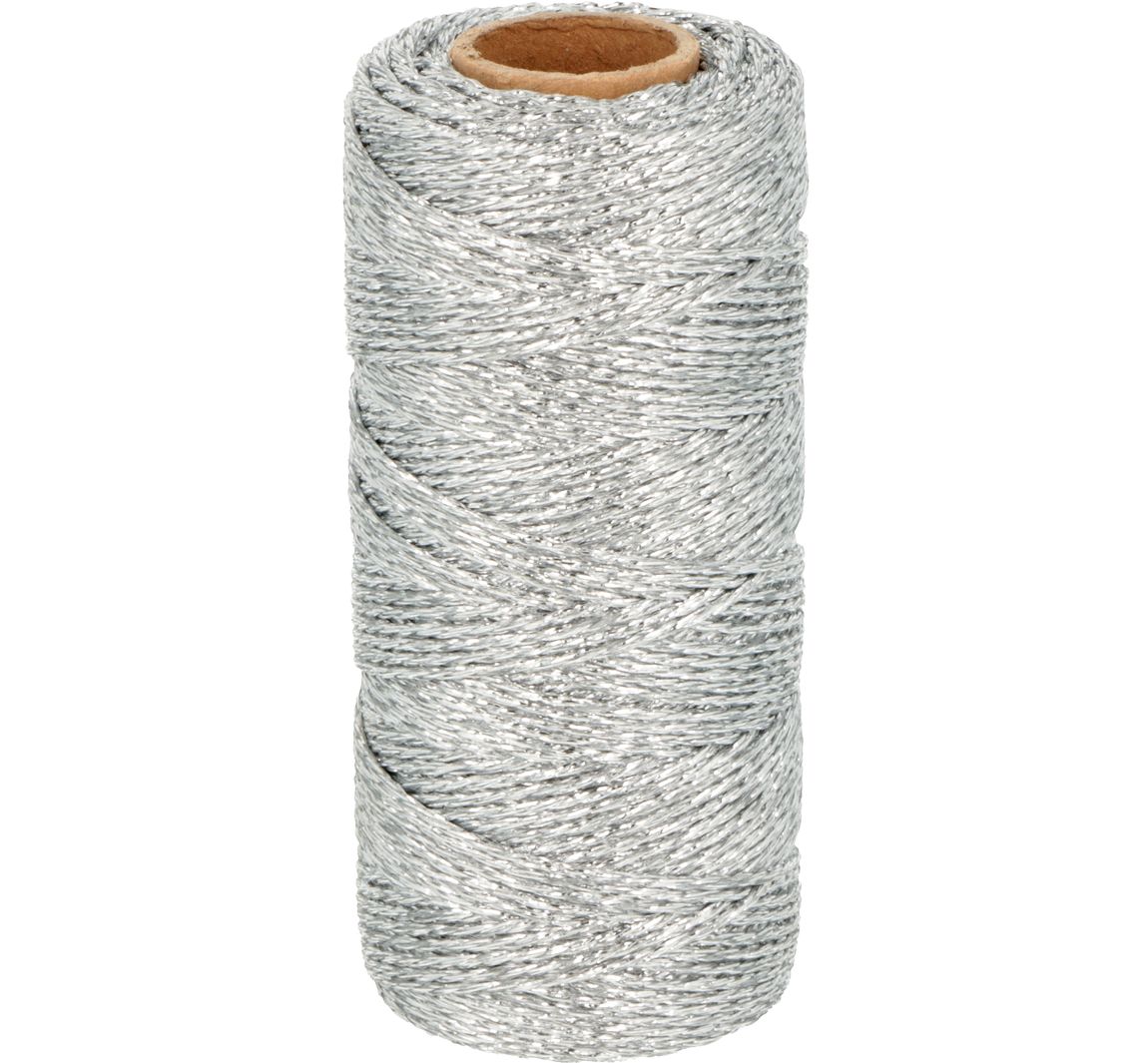 Metallic-Kordel - Silber