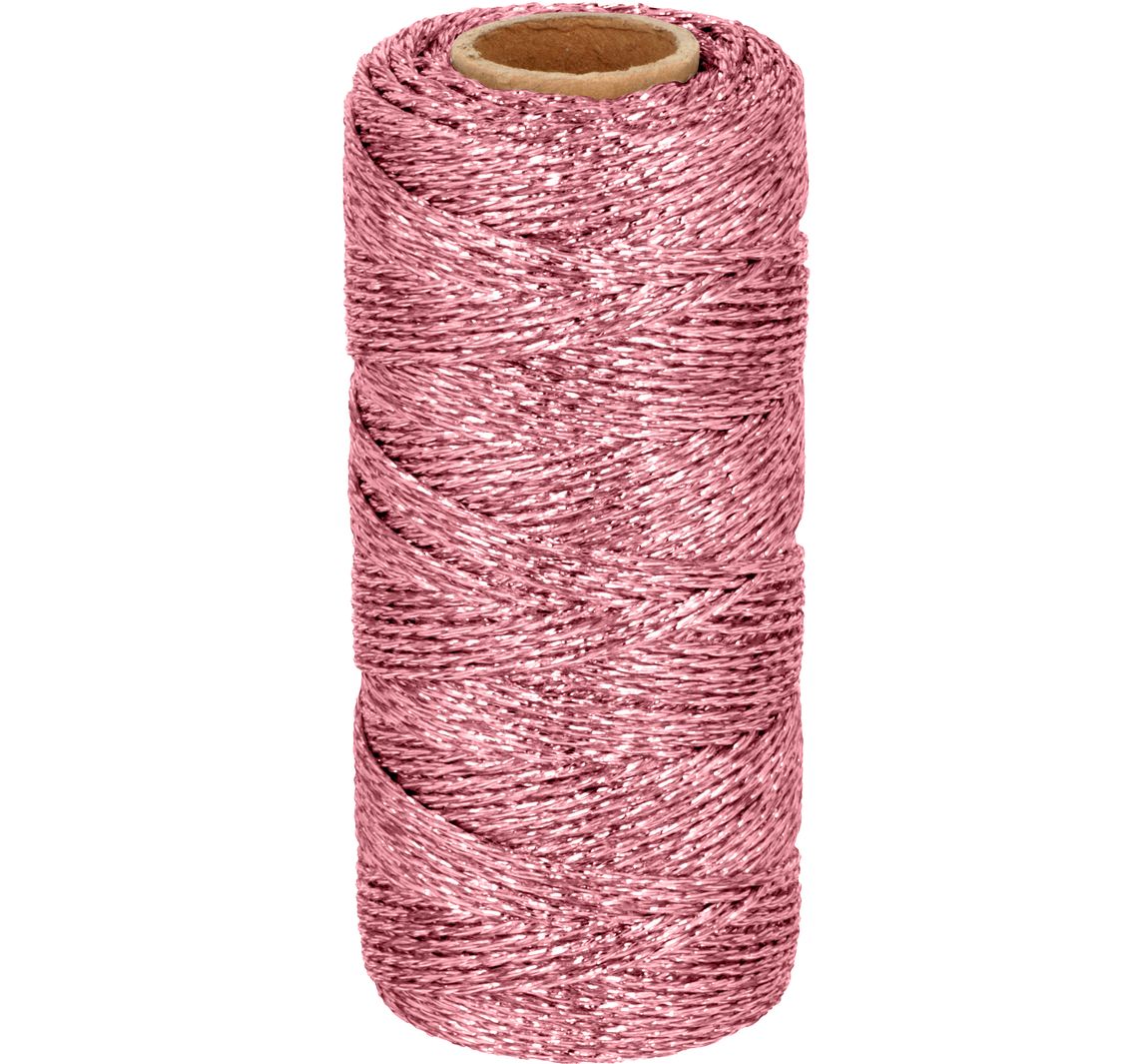 Metallic-Kordel - Rosé