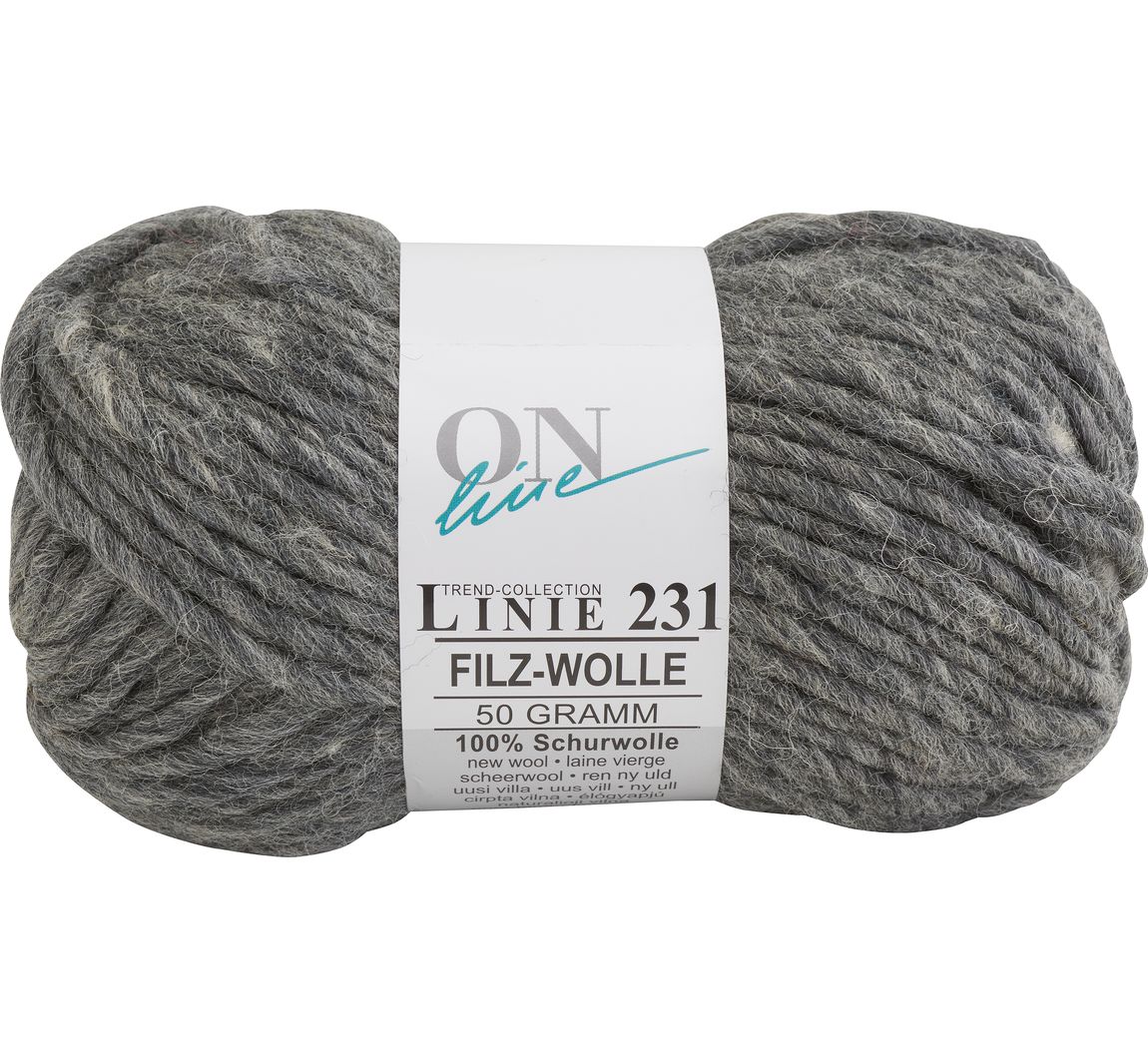 ONline Wolle Filzwolle, Linie 231 - Farbe 0902
