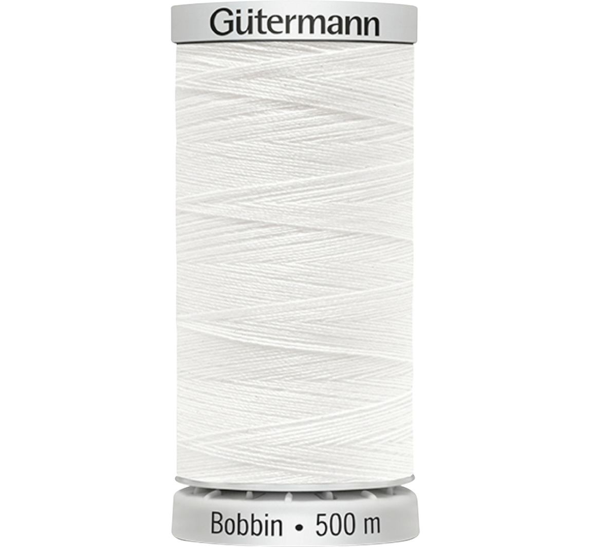 Gütermann Bobbin Untergarn, 500 m - 1001 Weiß