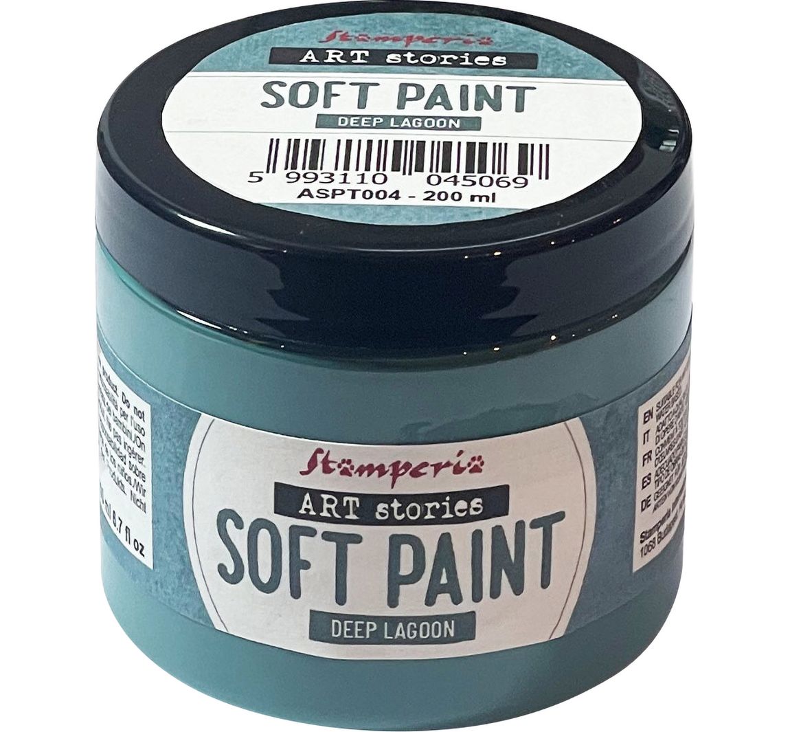 Stamperia Soft Paint - Deep Lagoon