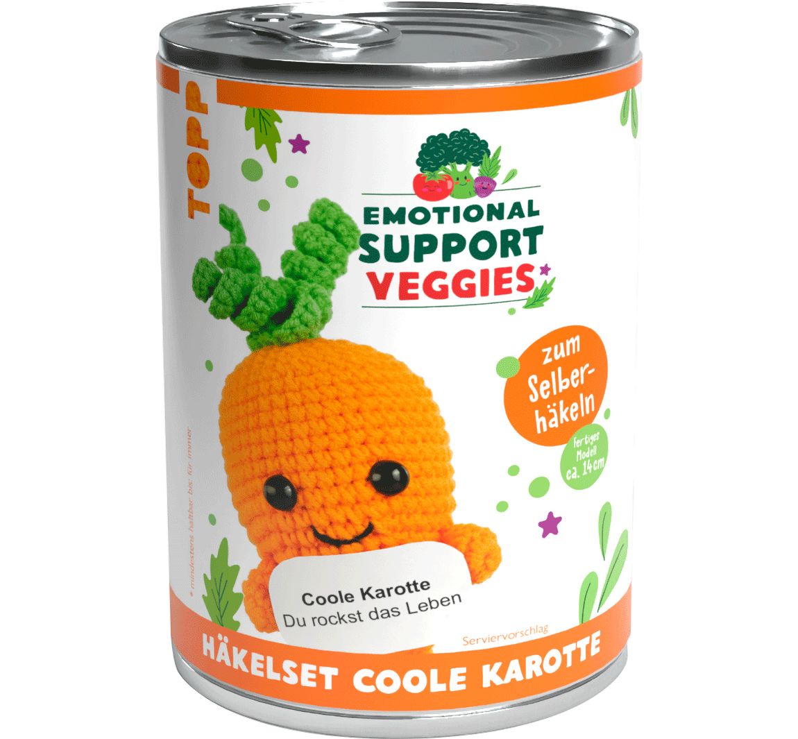 Häkel-Set "Emotional Support Veggies" - Karotte