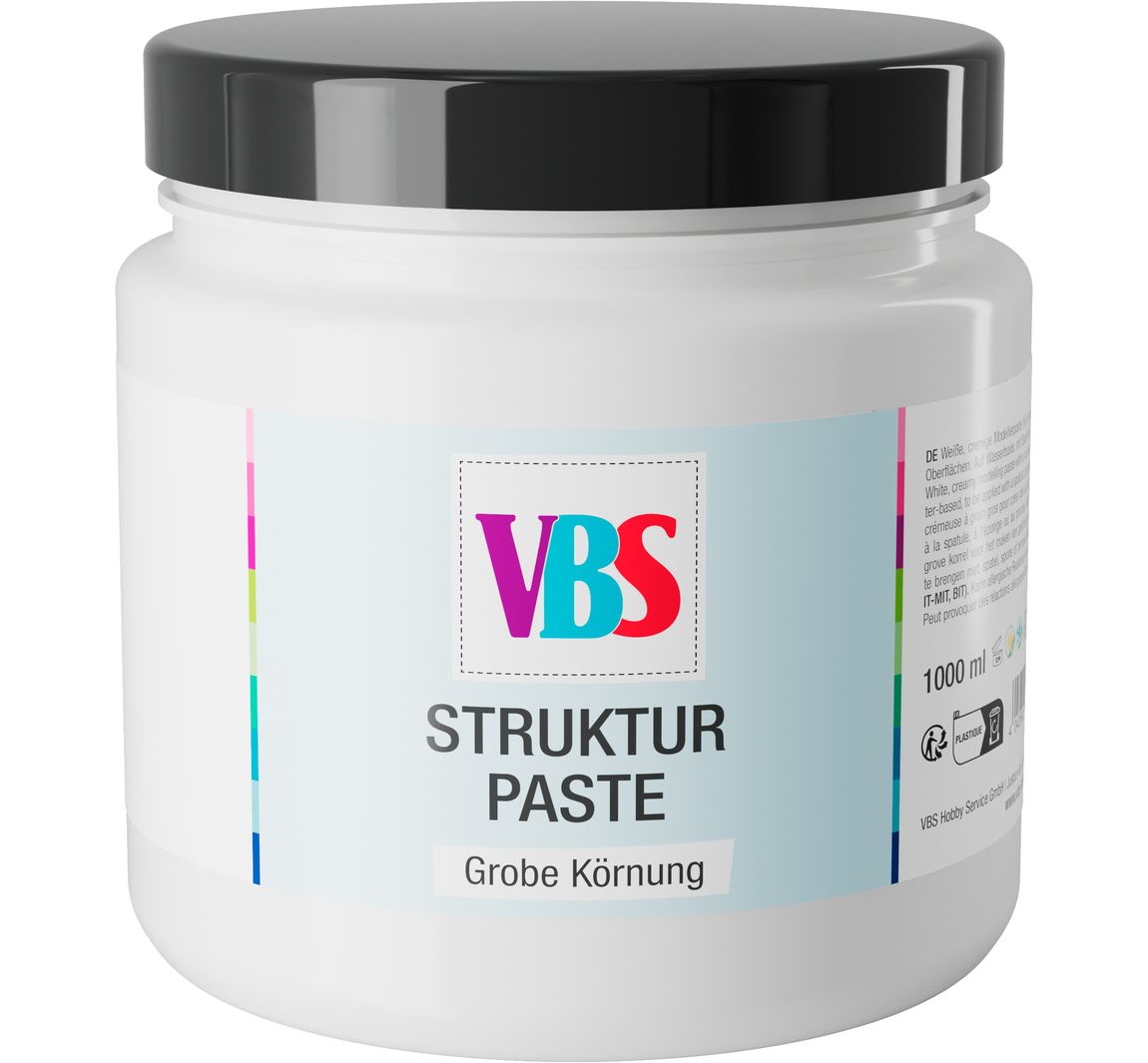 VBS Strukturpaste "Grobe Körnung" - 1.000 ml