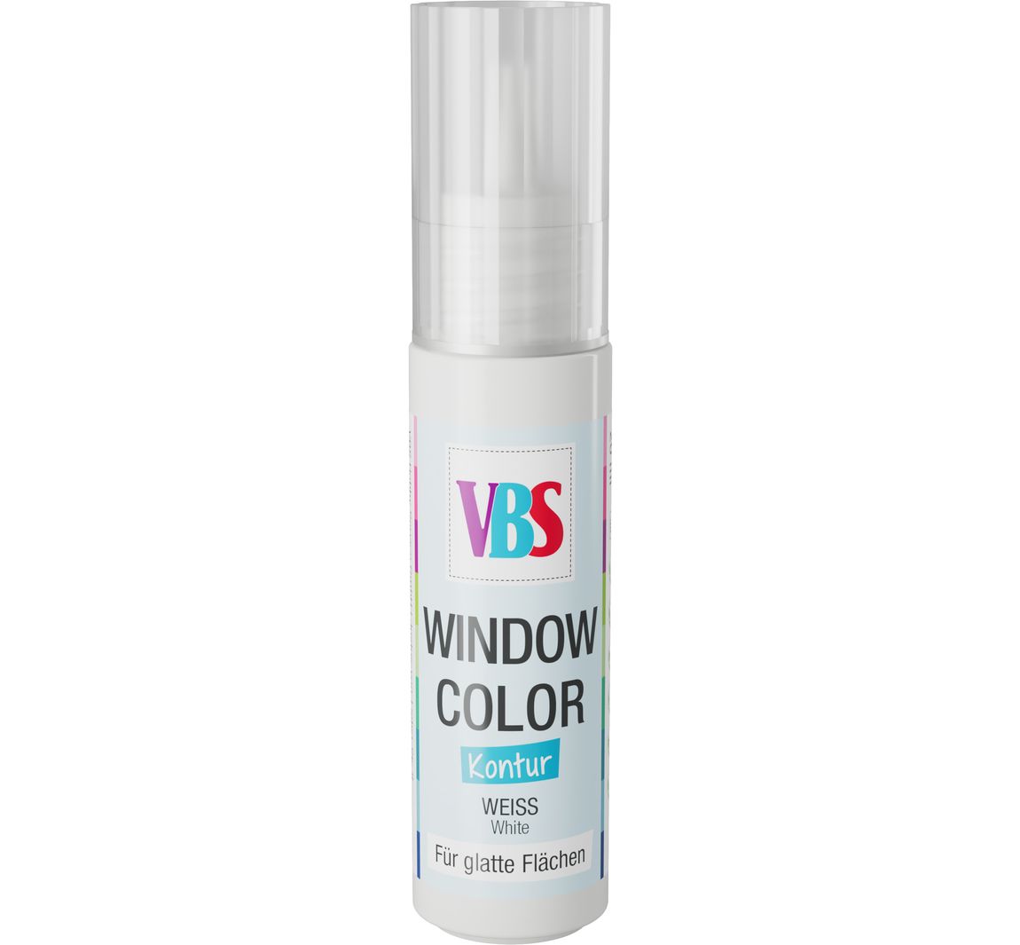 VBS Window Color Kontur, 20 ml - Weiß