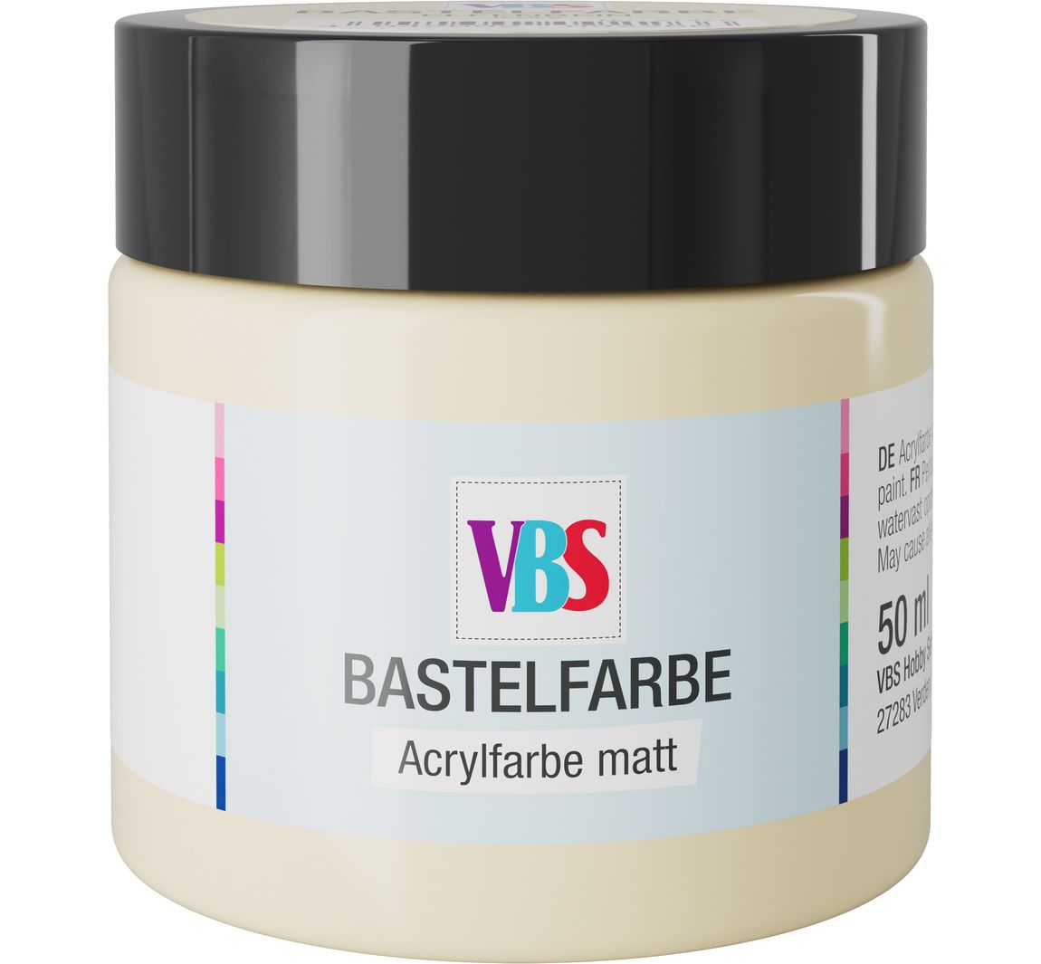VBS Bastelfarbe, 50 ml - Elfenbein