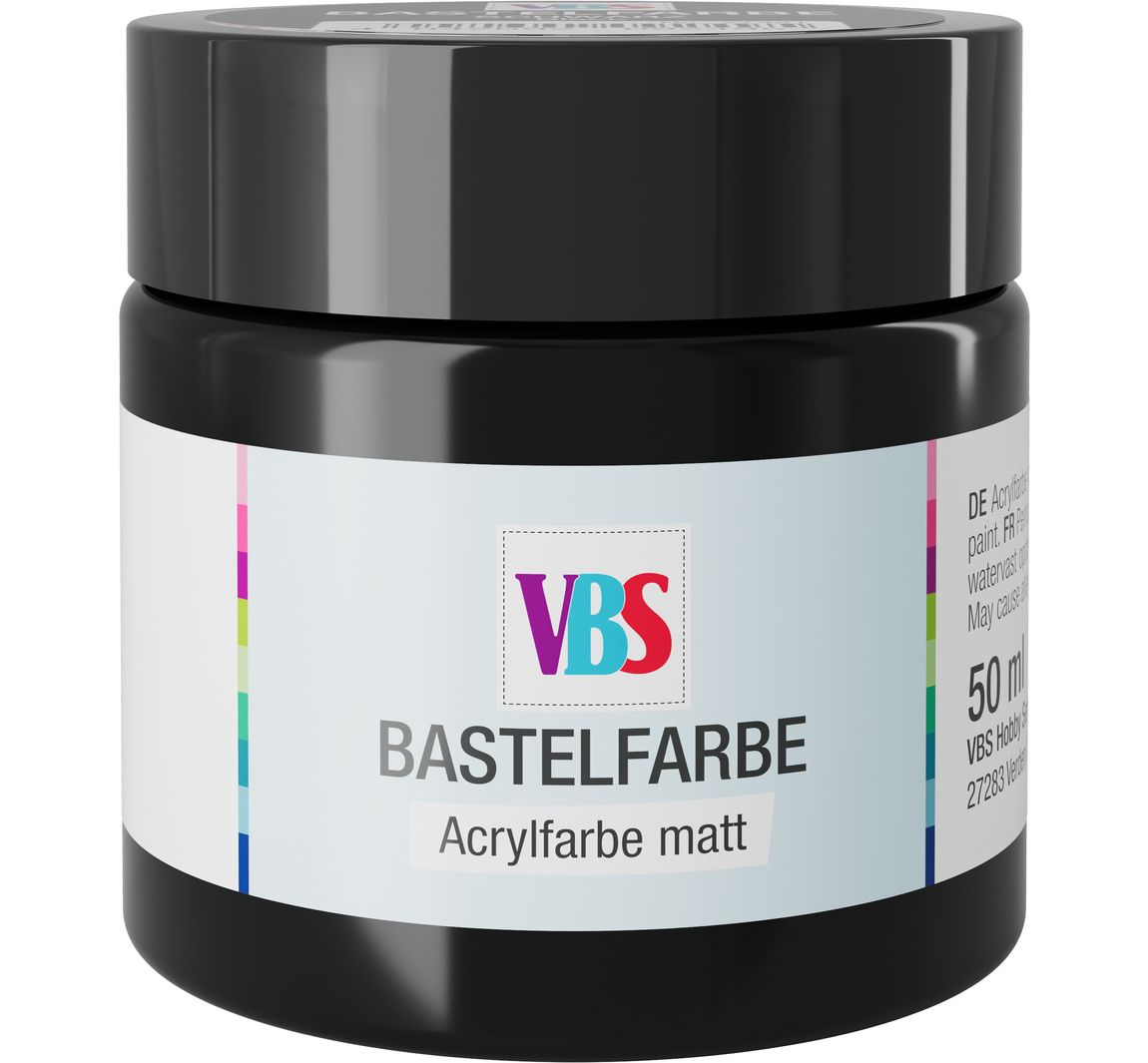 VBS Bastelfarbe, 50 ml - Schwarz