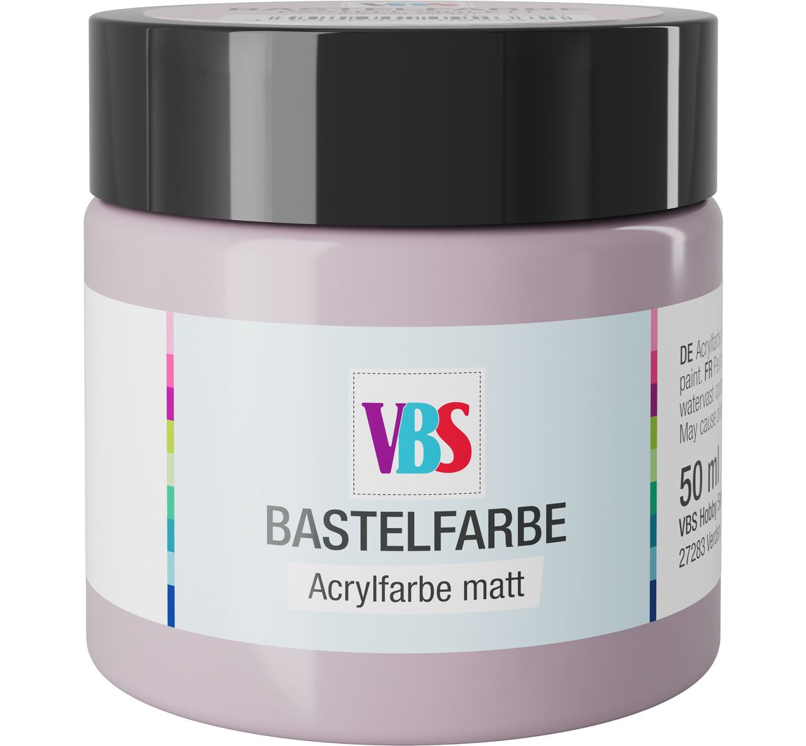 VBS Bastelfarbe, 50 ml - Pastell-Violett