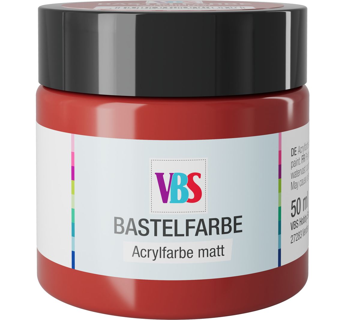 VBS Bastelfarbe, 50 ml - Karminrot