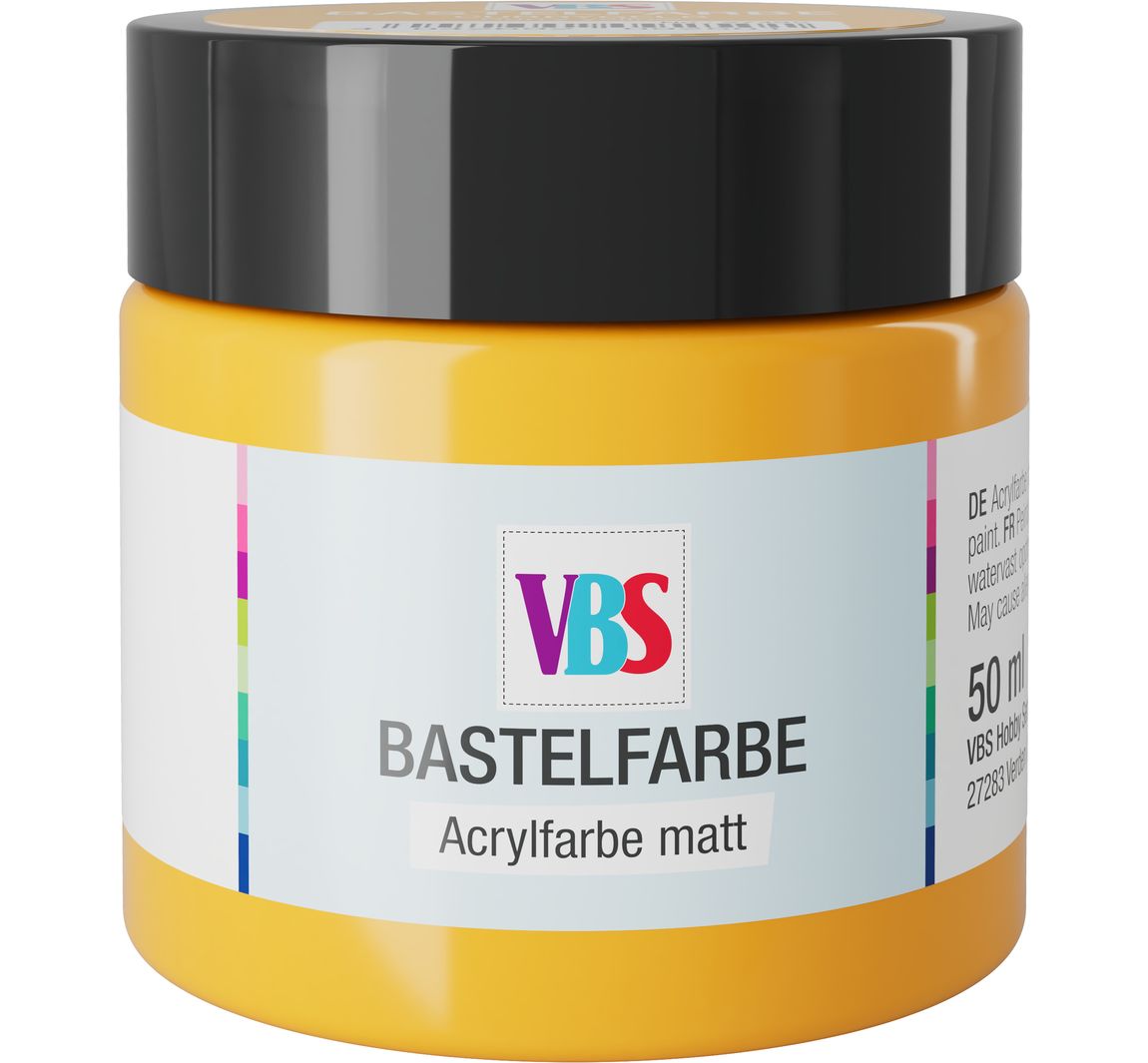 VBS Bastelfarbe, 50 ml - Currygelb