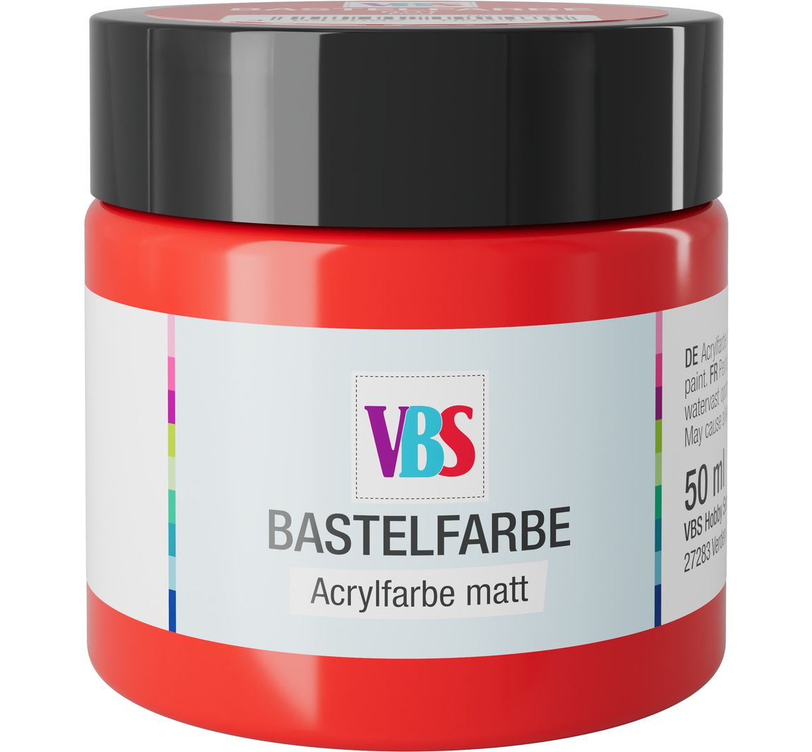VBS Bastelfarbe, 50 ml - Rot