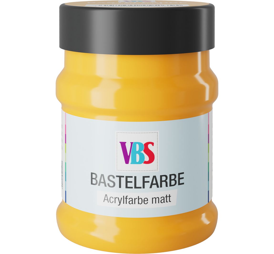 VBS Bastelfarbe, 230 ml - Currygelb