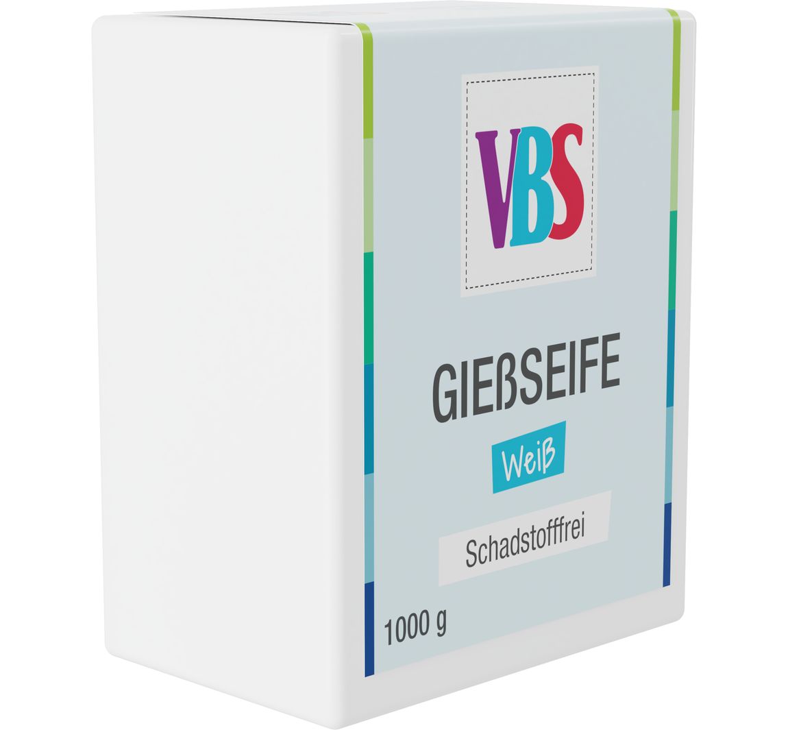 VBS Gießseife, weiß - 1.000 g