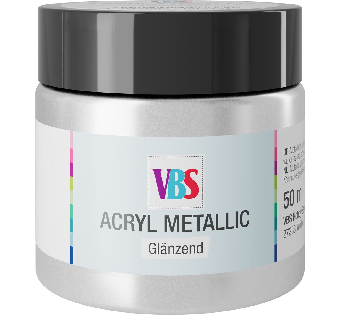 VBS Acryl Metallic - Silber