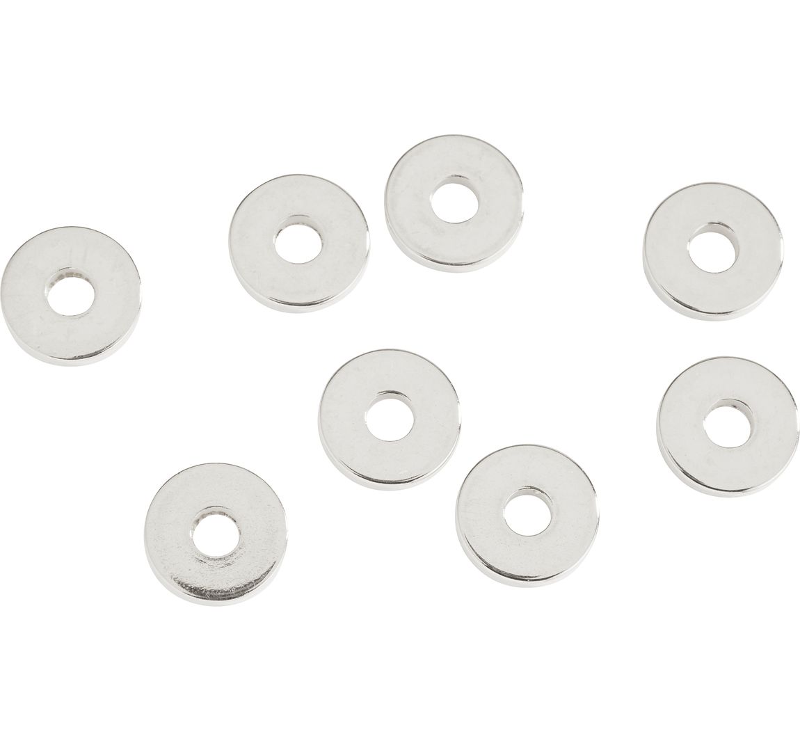 Metall Abstandsscheiben, Ø 6 mm - Silber