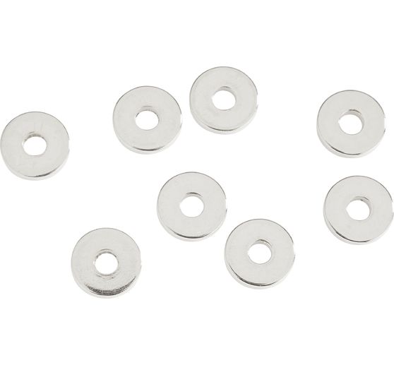 Metal spacer discs, Ø 6 mm