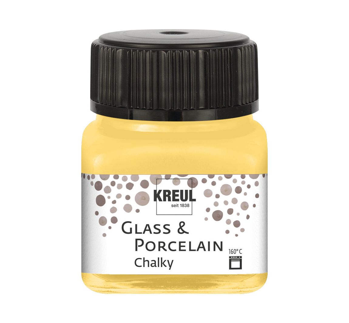 KREUL Glass & Porcelain "Chalky" - Yellow Safran