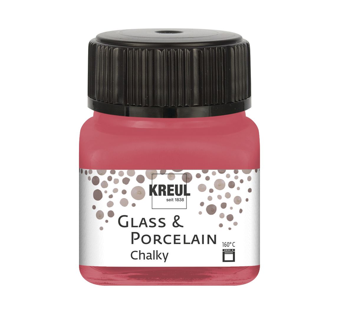 KREUL Glass & Porcelain "Chalky" - Cozy Red